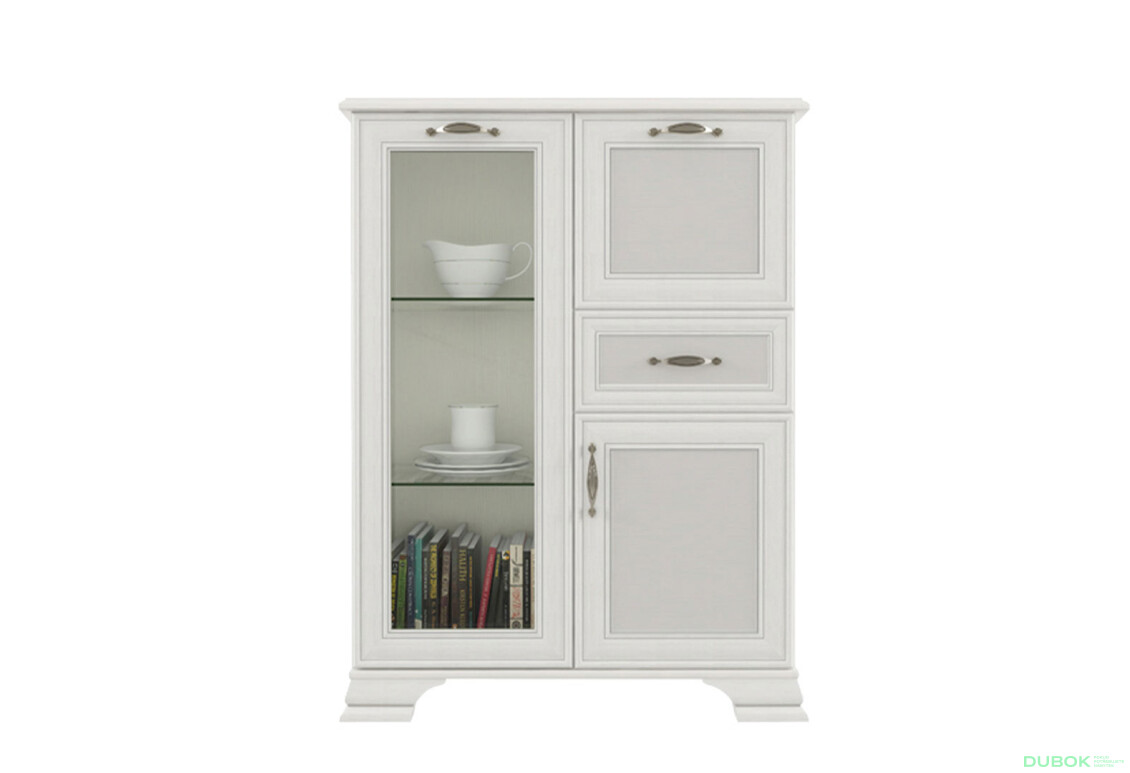 Komoda s barem 1d1w1s1b fineline crema Tiffany II - Fotografie 1 Fotografie 1 - Komoda s barem 1d1w1s1b fineline crema Tiffany II