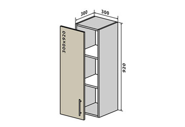 V42 Skříňka 1D 30 Lori Luxe