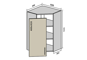 V54 Skříňka 1D 60