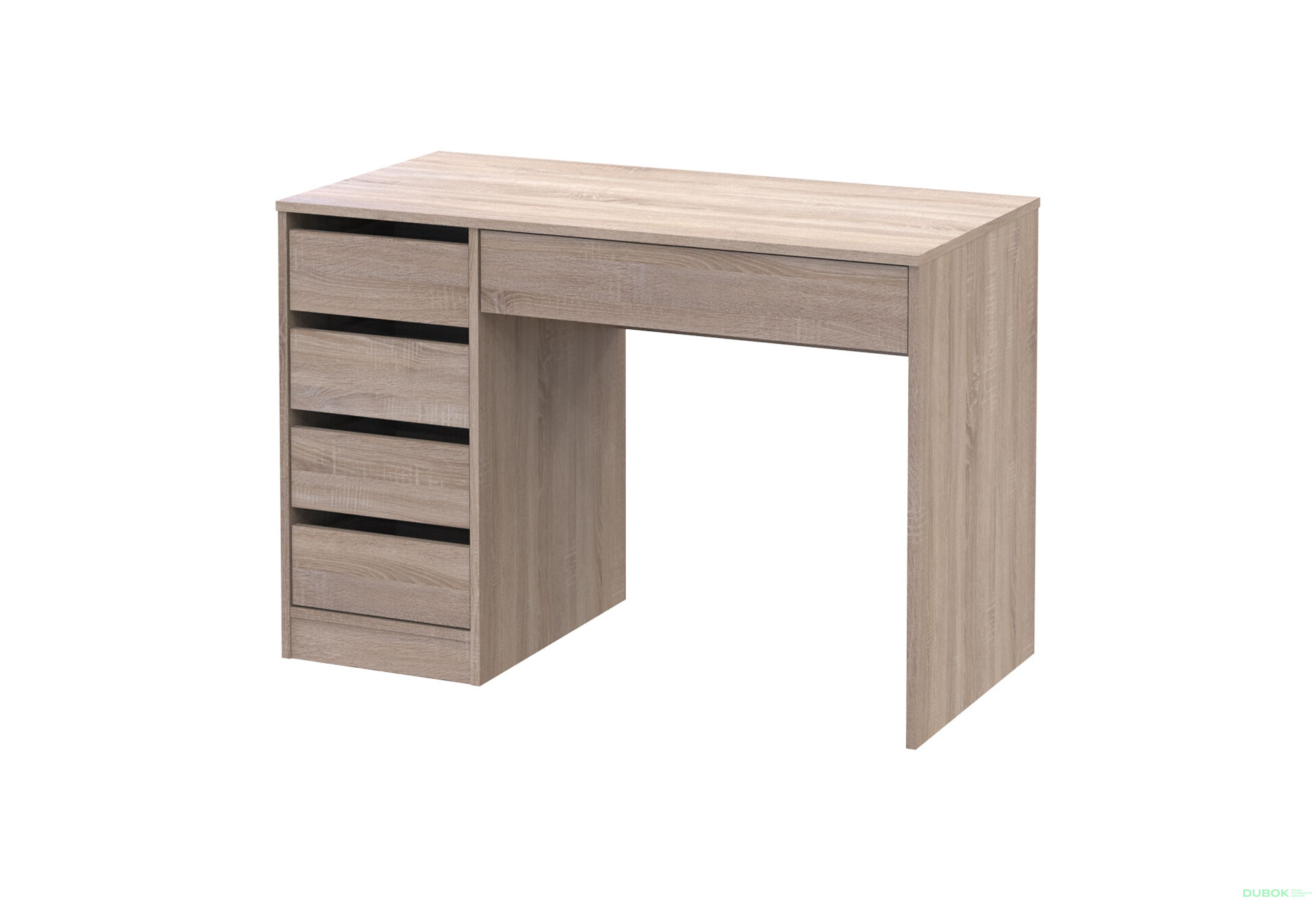 Fotografie 1 - Psací stůl s levou montáží Profi 110 cm dub sonoma