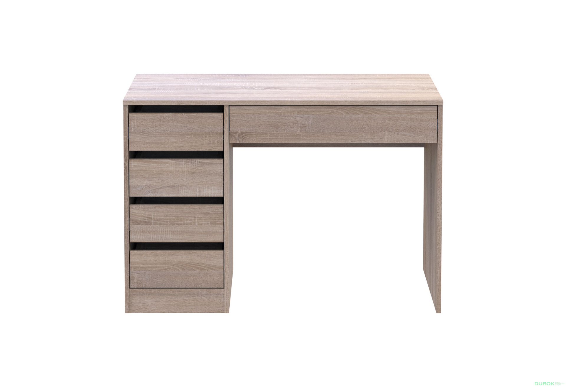 Fotografie 3 - Psací stůl s levou montáží Profi 110 cm dub sonoma