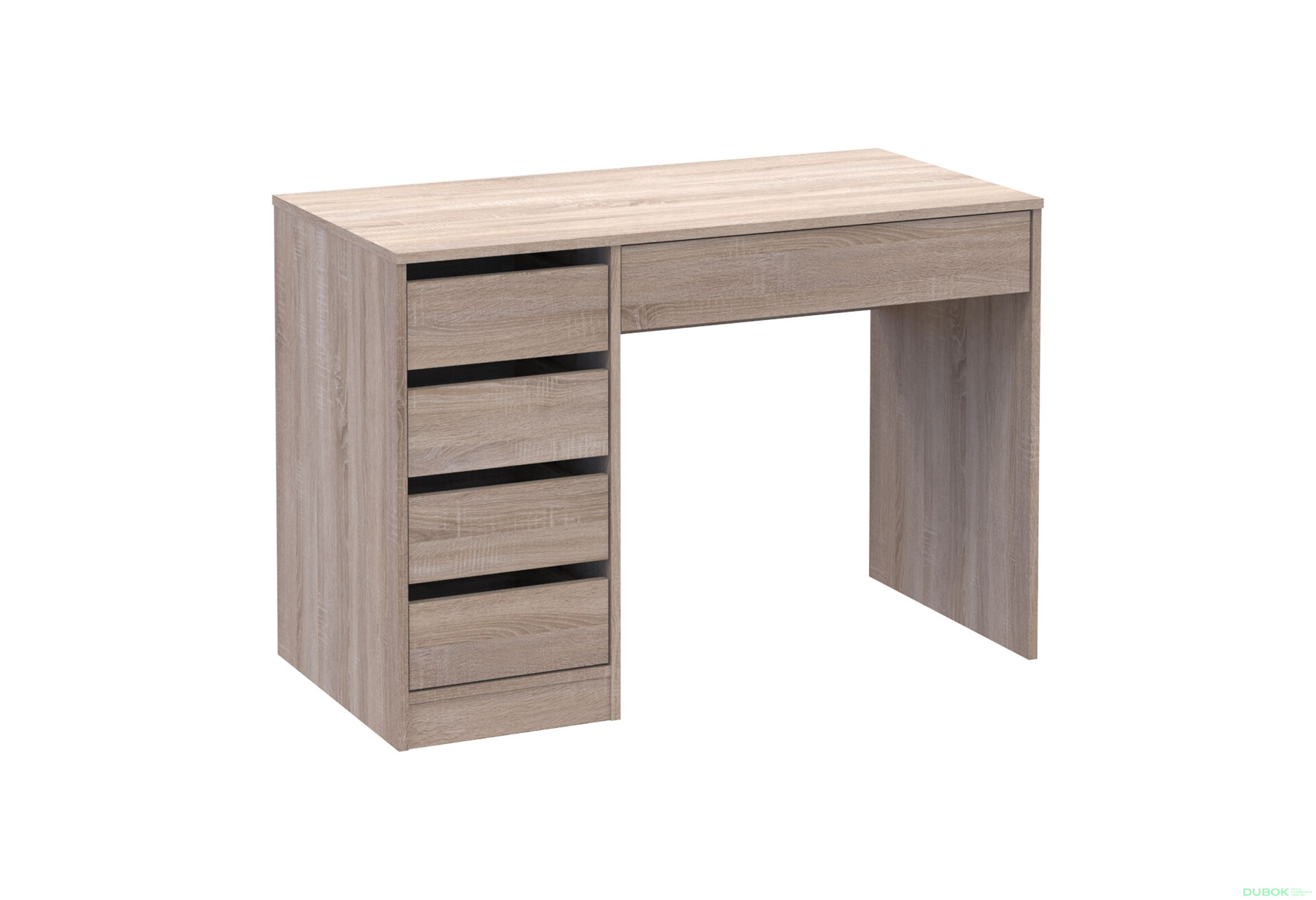 Fotografie 4 - Psací stůl s levou montáží Profi 110 cm dub sonoma