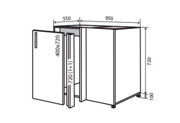 N15 Zátka dřez 1D 95 Alta Luxe