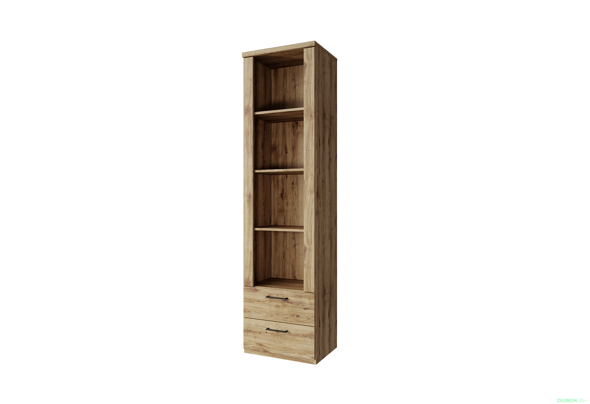 Fotografie 1 - Regál otevřený vysoký 2s dub navarra Doorset