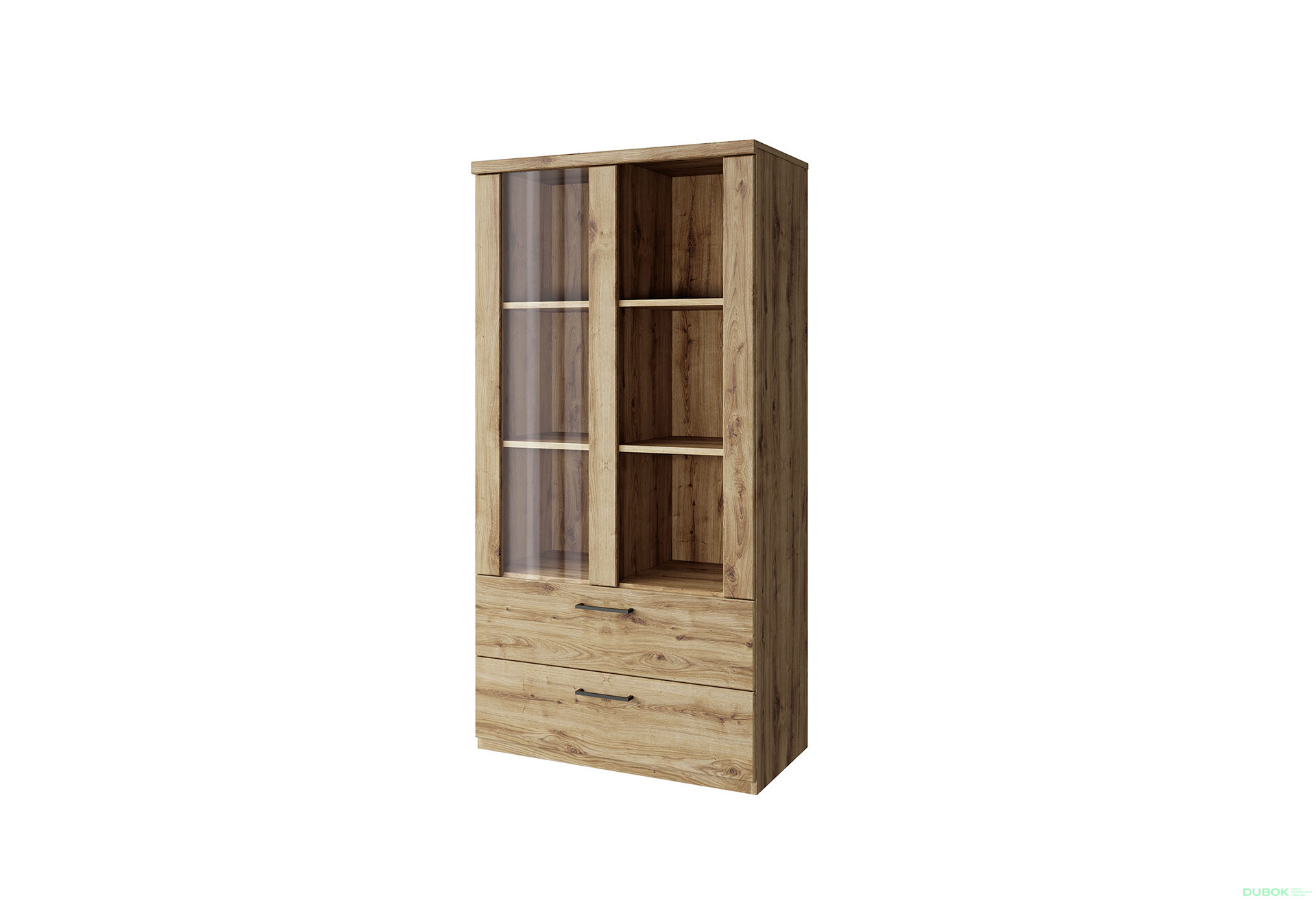 Fotografie 1 - Vitrína nízká 1w2s dub navarra Doorset