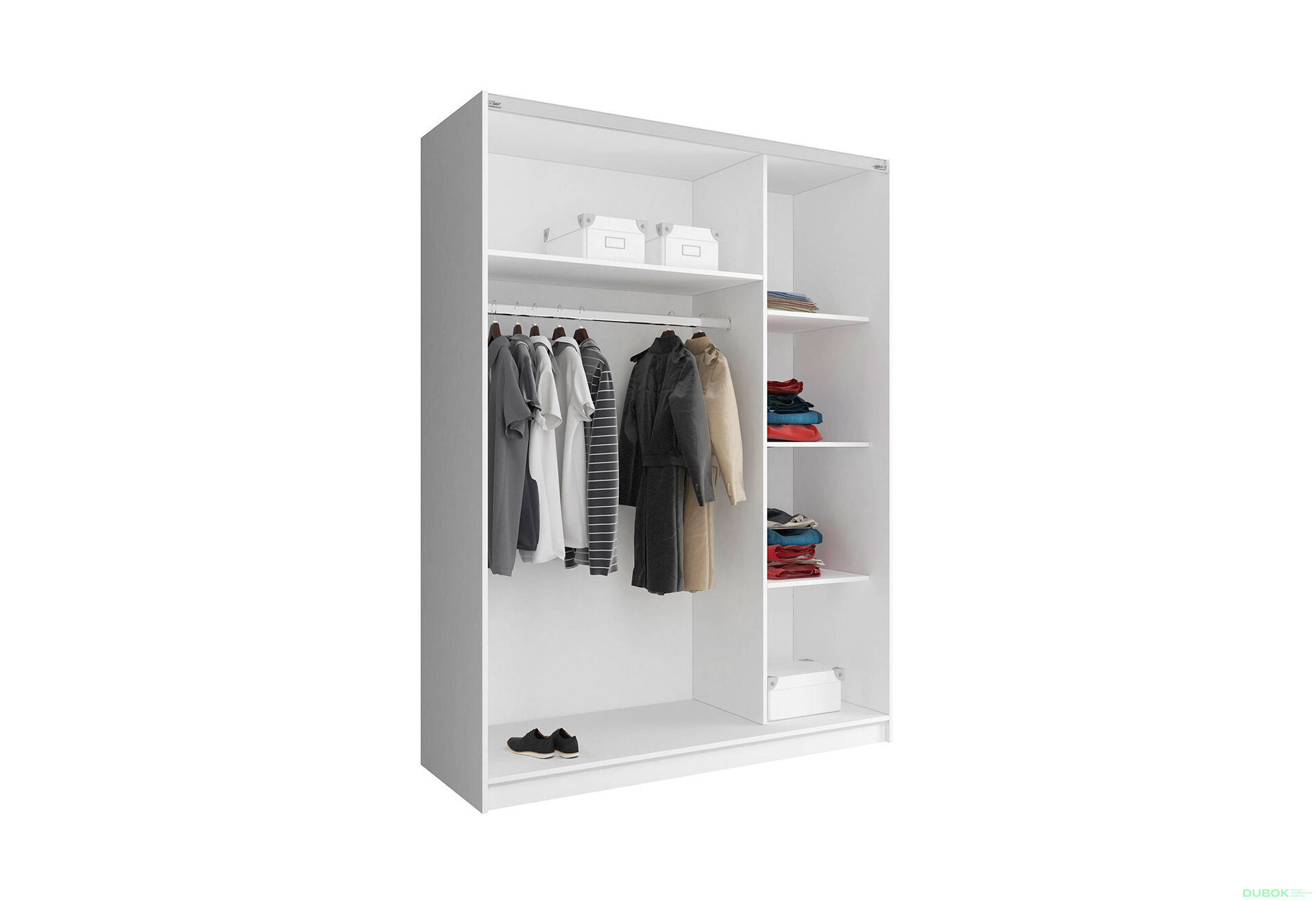 Fotografie 2 - Skříň Mika VIII 150 bílý