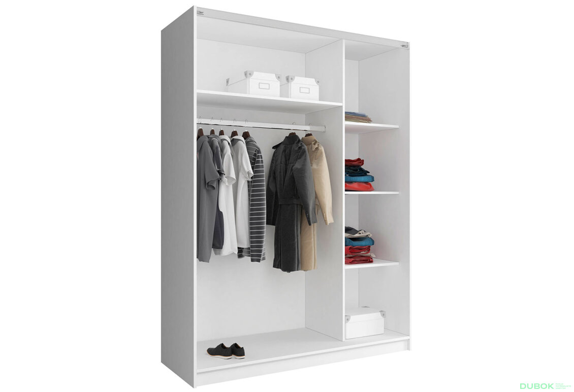 Fotografie 2 - Skříň Mika VIII 150 bílý