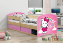 Fotografie 2 - Postel Luki 1 borovice Hello Kids 80x160 cm s roštem, matrací
