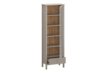 Vitrína 1w1s (A) taupe Kleo