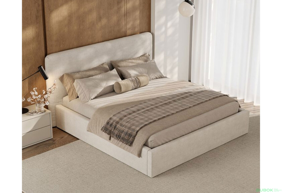 Fotografie 2 - Měkká postel Amelia 1.6 vyrobená na zakázku bez zvedacího mechanismu - látka symfony Avanti 01