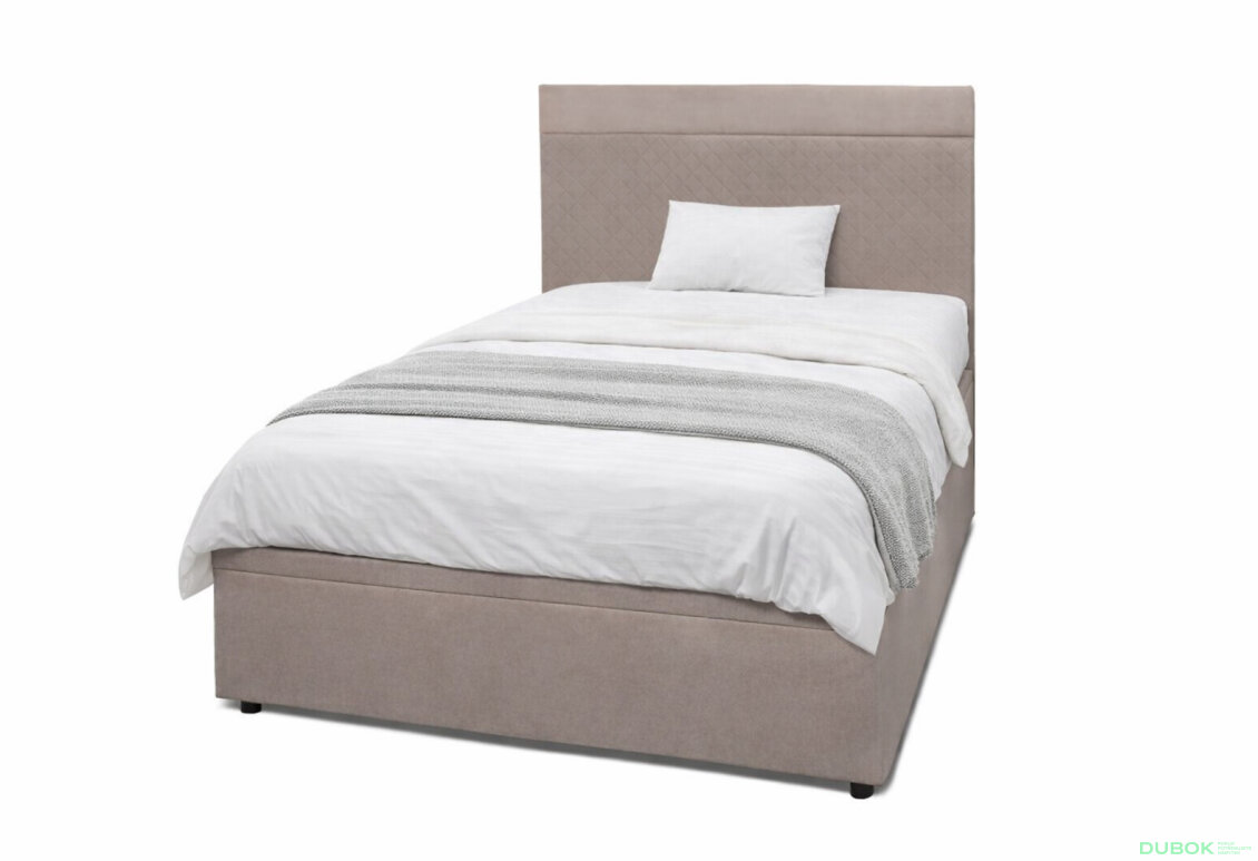 Postel Fro Pik 120x200 s roštem, úložným prostorem Mono 233, béž