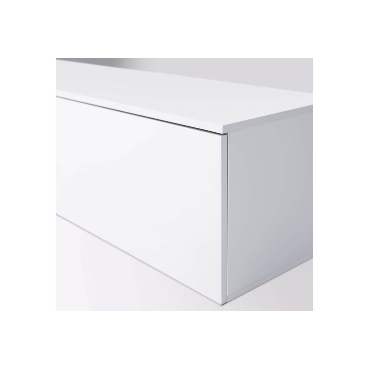 TV stolek 2,4 lesklá bílá Legs Box (obrázek 5)