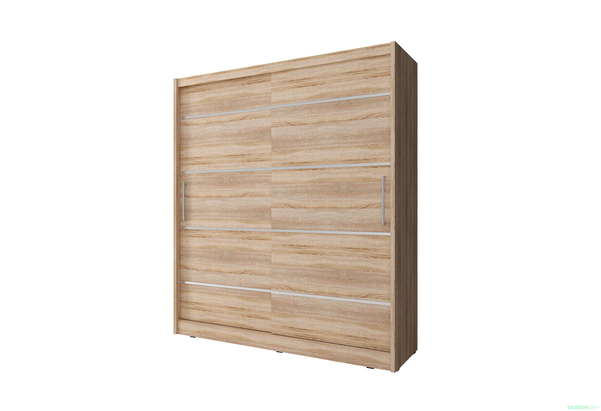 Fotografie 1 - Skříň Maja ALU 180 dub sonoma
