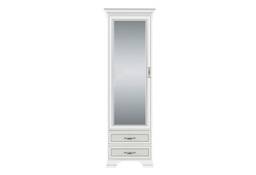 Regál se zrcadlem 1d2s fineline crema Tiffany II