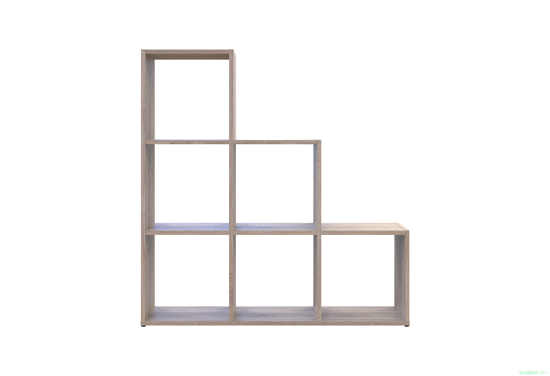 Fotografie 2 - Regál otevřený Step 3х3 102.6х28.8х106.1 dub sonoma