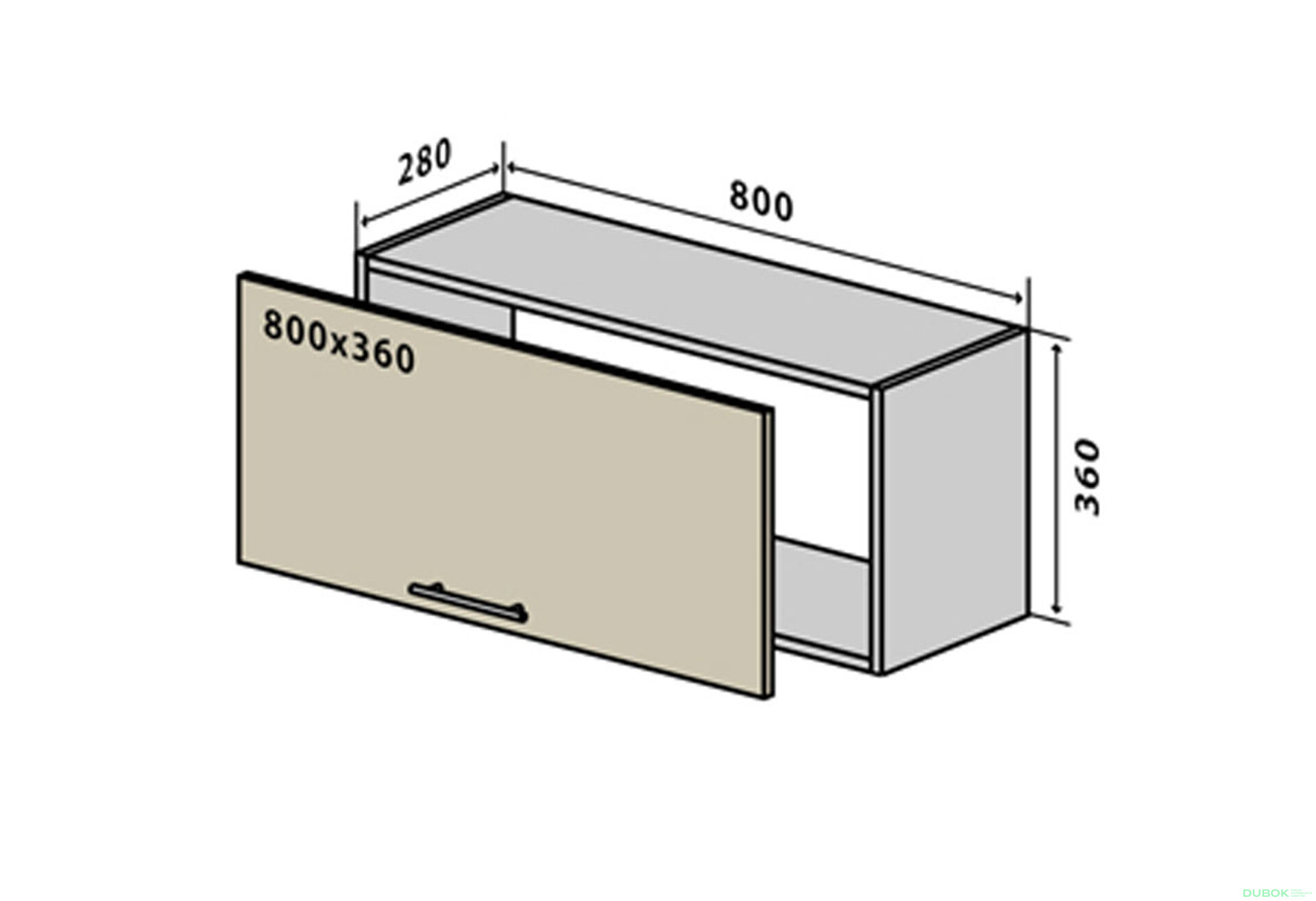 V11 Nízká skříňka 80 Lori / Lori - Fotografie 1 Fotografie 1 - V11 Nízká skříňka 80 Lori / Lori