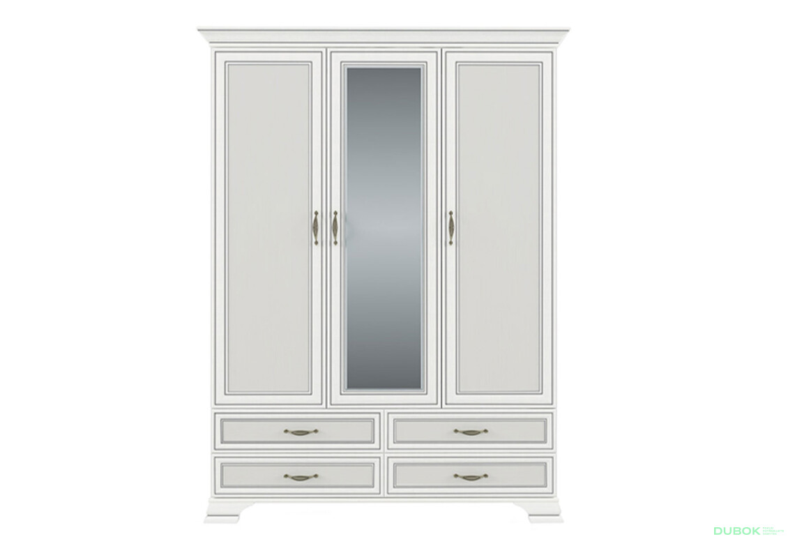 Skříň se zrcadlem 3d4s fineline crema Tiffany II