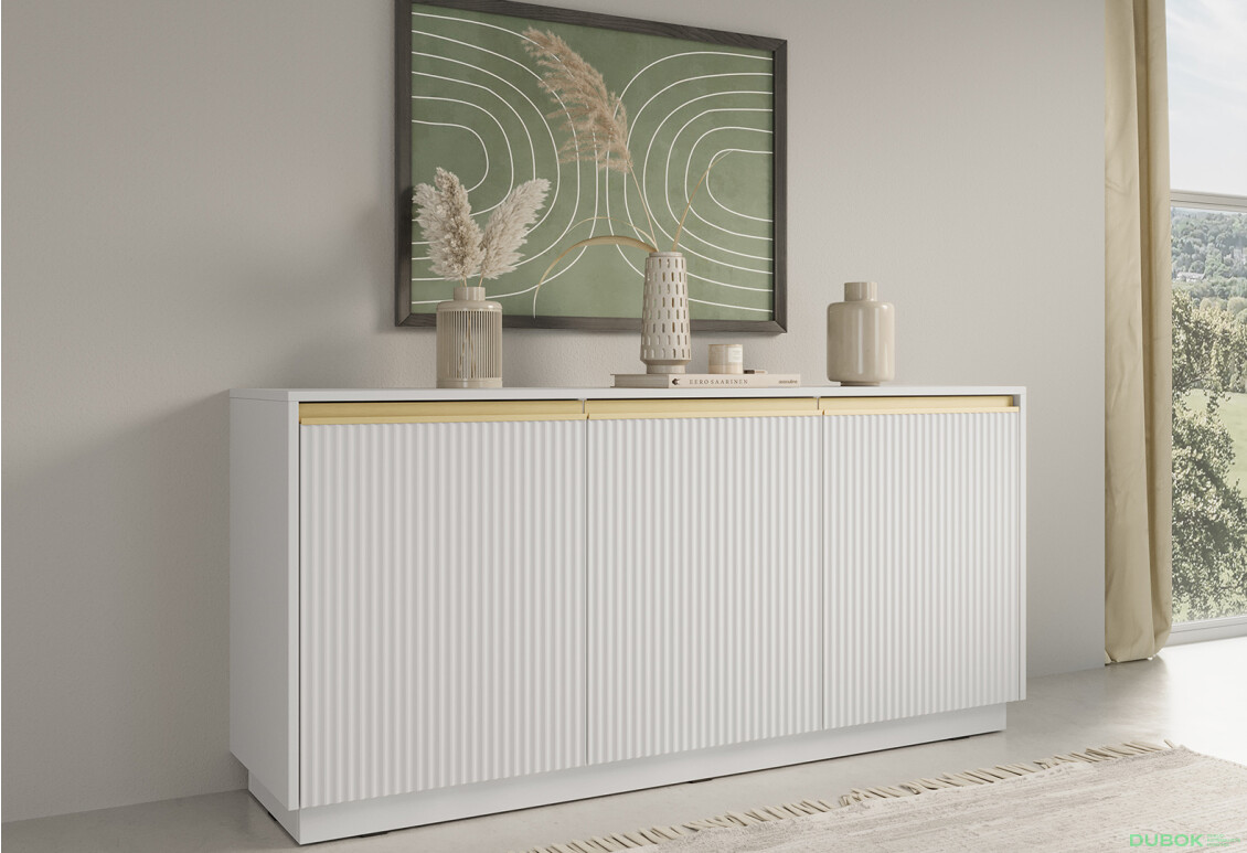 Komoda K-154 bílá Royal - Fotografie 2 Fotografie 2 - Komoda K-154 bílá Royal