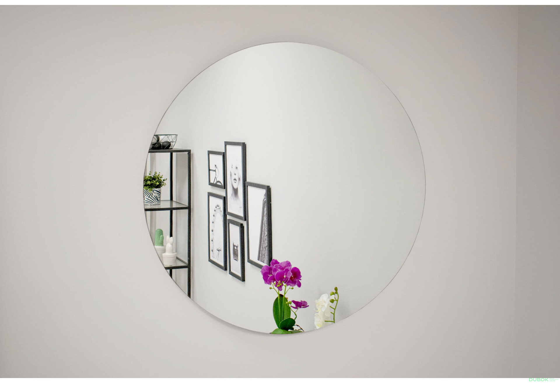 Fotografie 6 - Zrcadlo 80 cm bez rámu