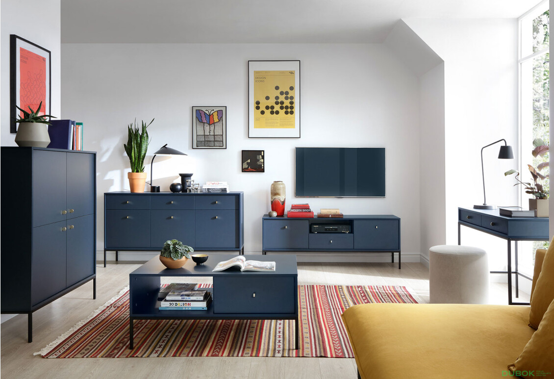 Série do obývacího pokoje Mono granat - Fotografie 1 Fotografie 1 - Série do obývacího pokoje Mono granat