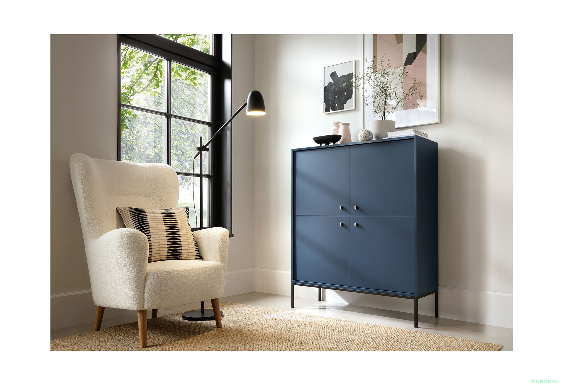 Série do obývacího pokoje Mono granat - Fotografie 5 Fotografie 5 - Série do obývacího pokoje Mono granat