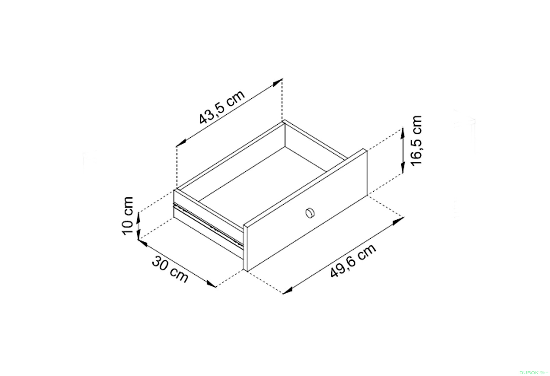 Fotografie 13 - TV stolek MRTV154 Mono granat