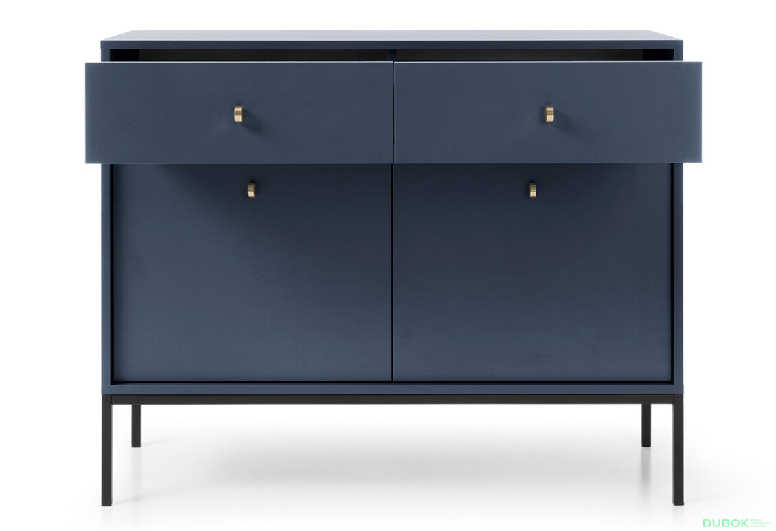 Fotografie 3 - Komoda MKSZ104 Mono granat