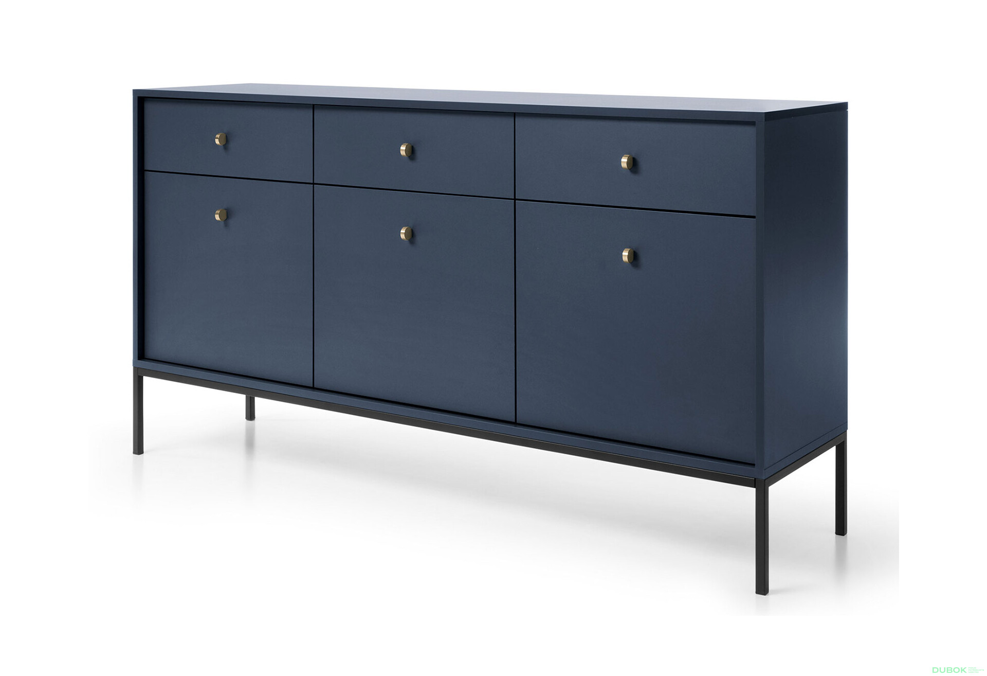 Fotografie 1 - Komoda MKSZ154 Mono granat