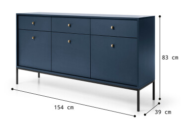 Komoda MKSZ154 Mono granat