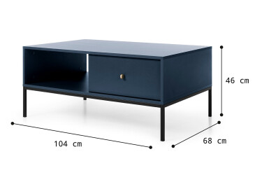 Konferenční stolek ML104 Mono granat