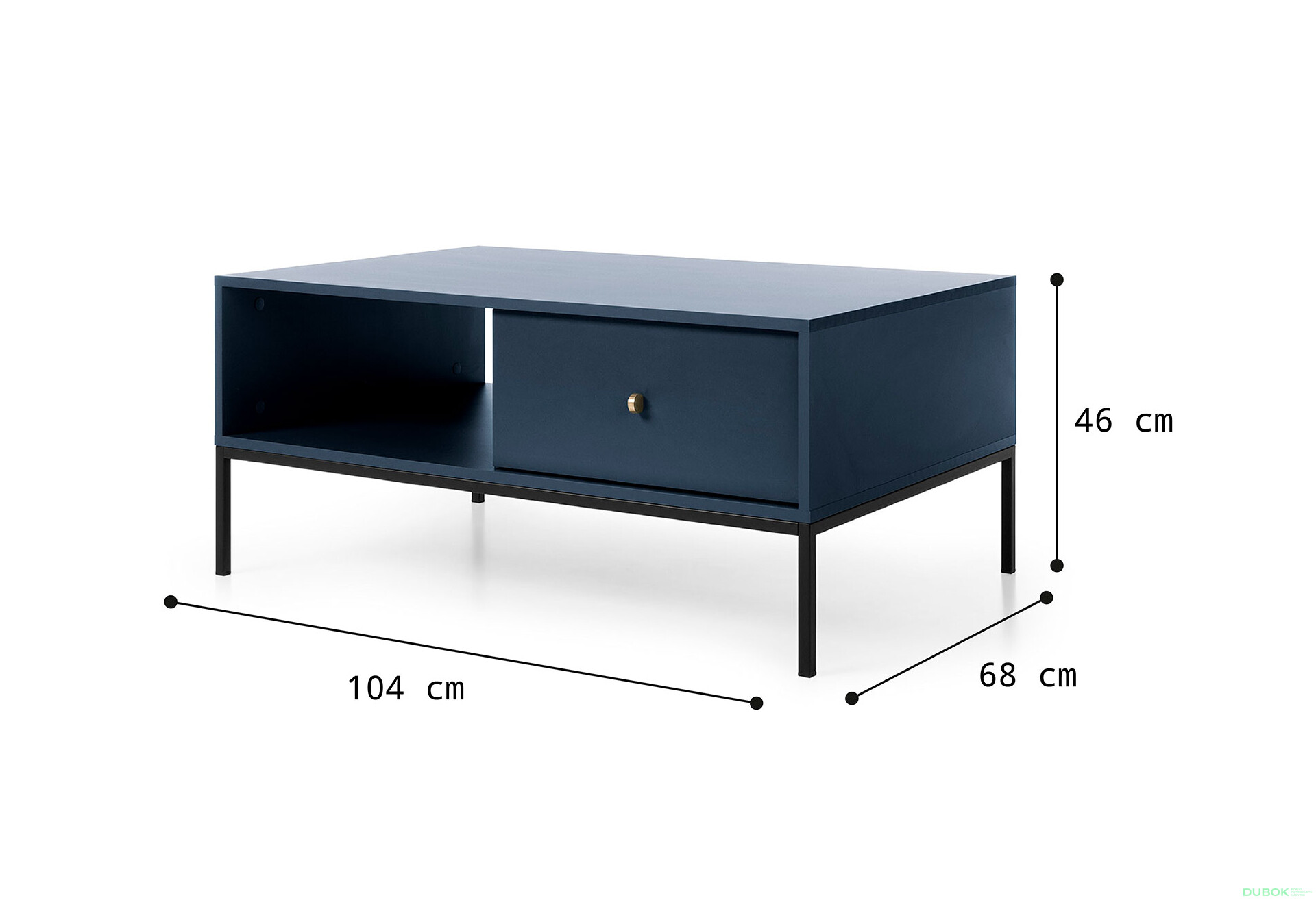 Fotografie 4 - Konferenční stolek ML104 Mono granat