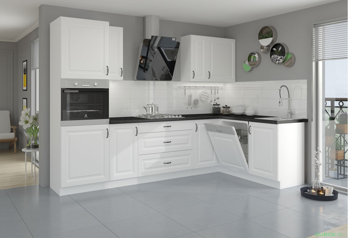 Fotografie 11 - Modulární kuchyně Stilo bílý / bílý