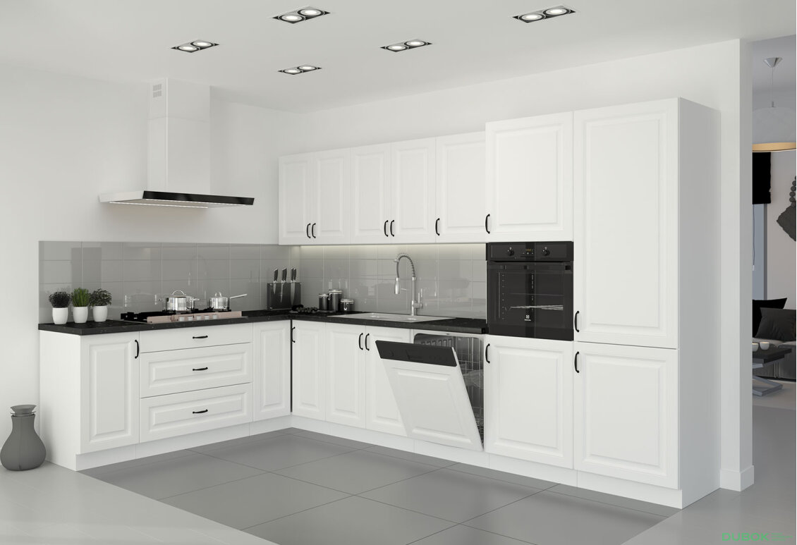 Fotografie 9 - Modulární kuchyně Stilo bílý / bílý