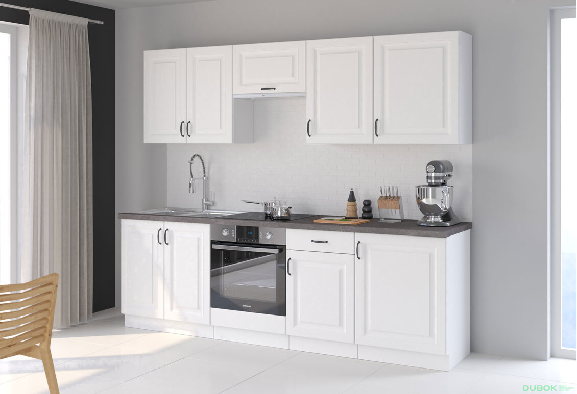 Fotografie 8 - Modulární kuchyně Stilo bílý / bílý