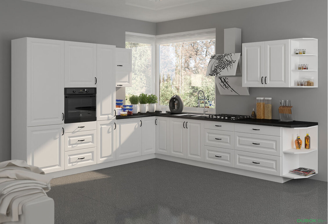 Fotografie 7 - Modulární kuchyně Stilo bílý / bílý