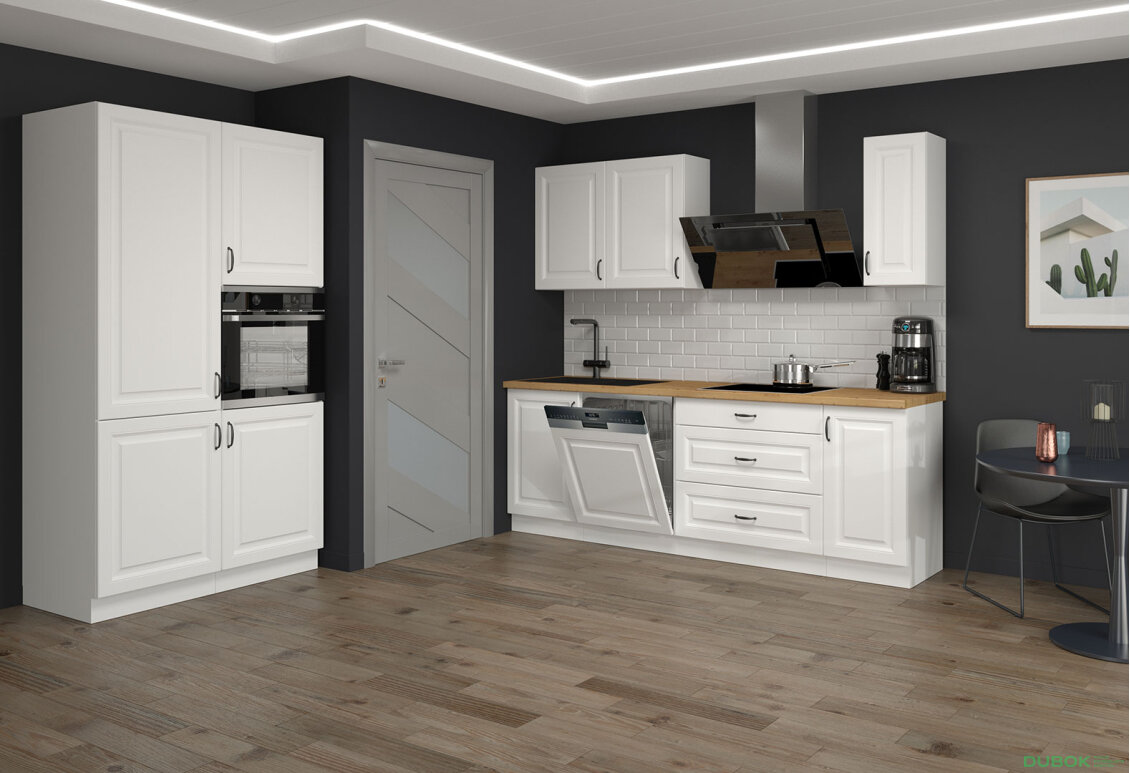 Fotografie 6 - Modulární kuchyně Stilo bílý / bílý