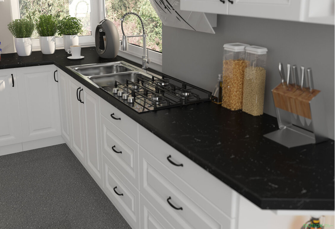 Fotografie 5 - Modulární kuchyně Stilo bílý / bílý