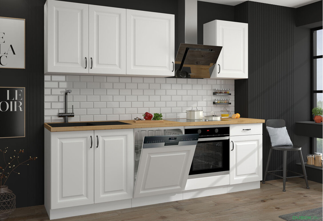 Fotografie 4 - Modulární kuchyně Stilo bílý / bílý