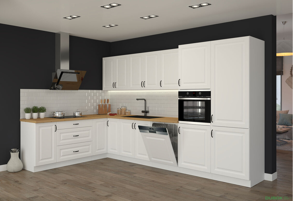 Fotografie 3 - Modulární kuchyně Stilo bílý / bílý