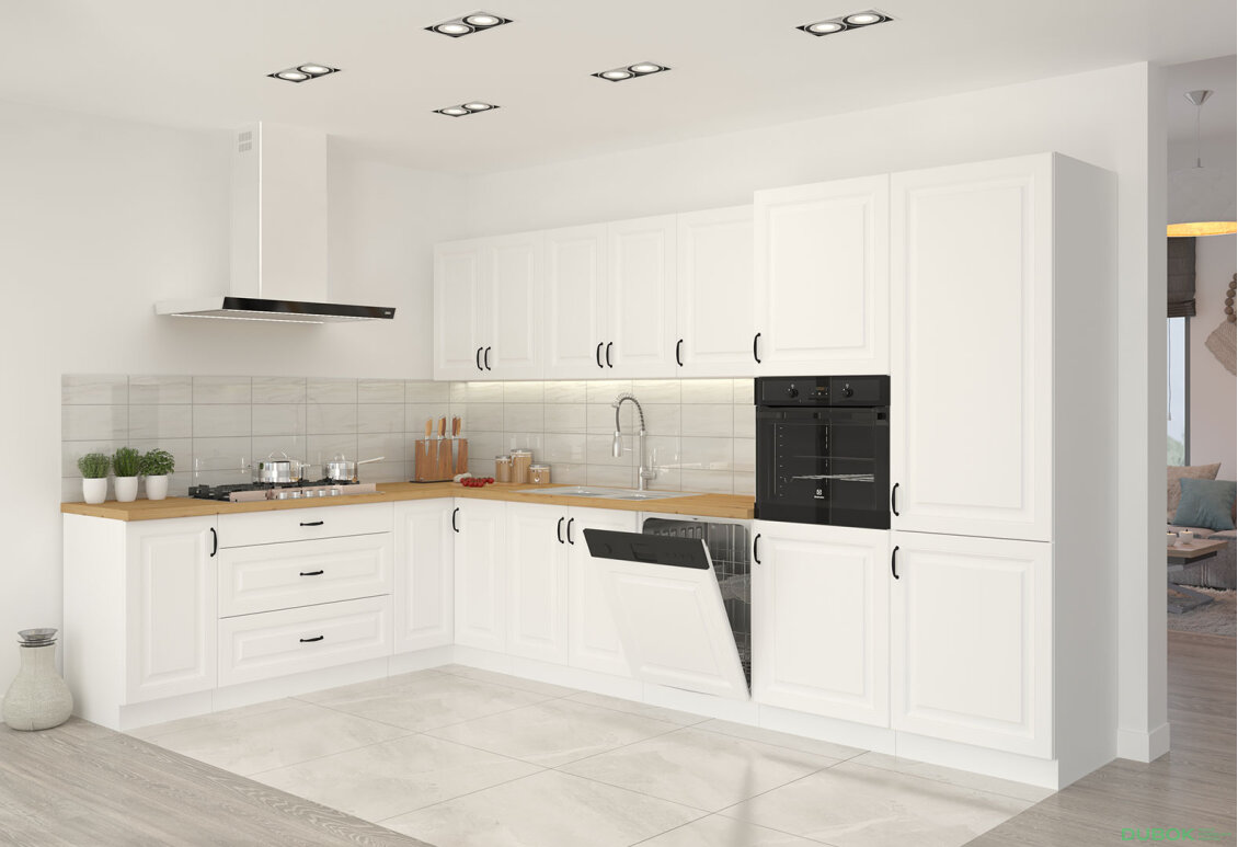 Fotografie 17 - Modulární kuchyně Stilo bílý / bílý