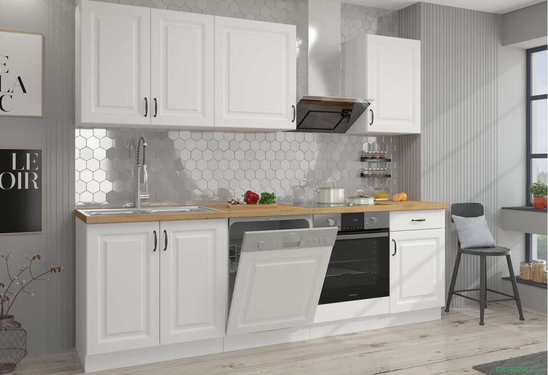 Fotografie 15 - Modulární kuchyně Stilo bílý / bílý