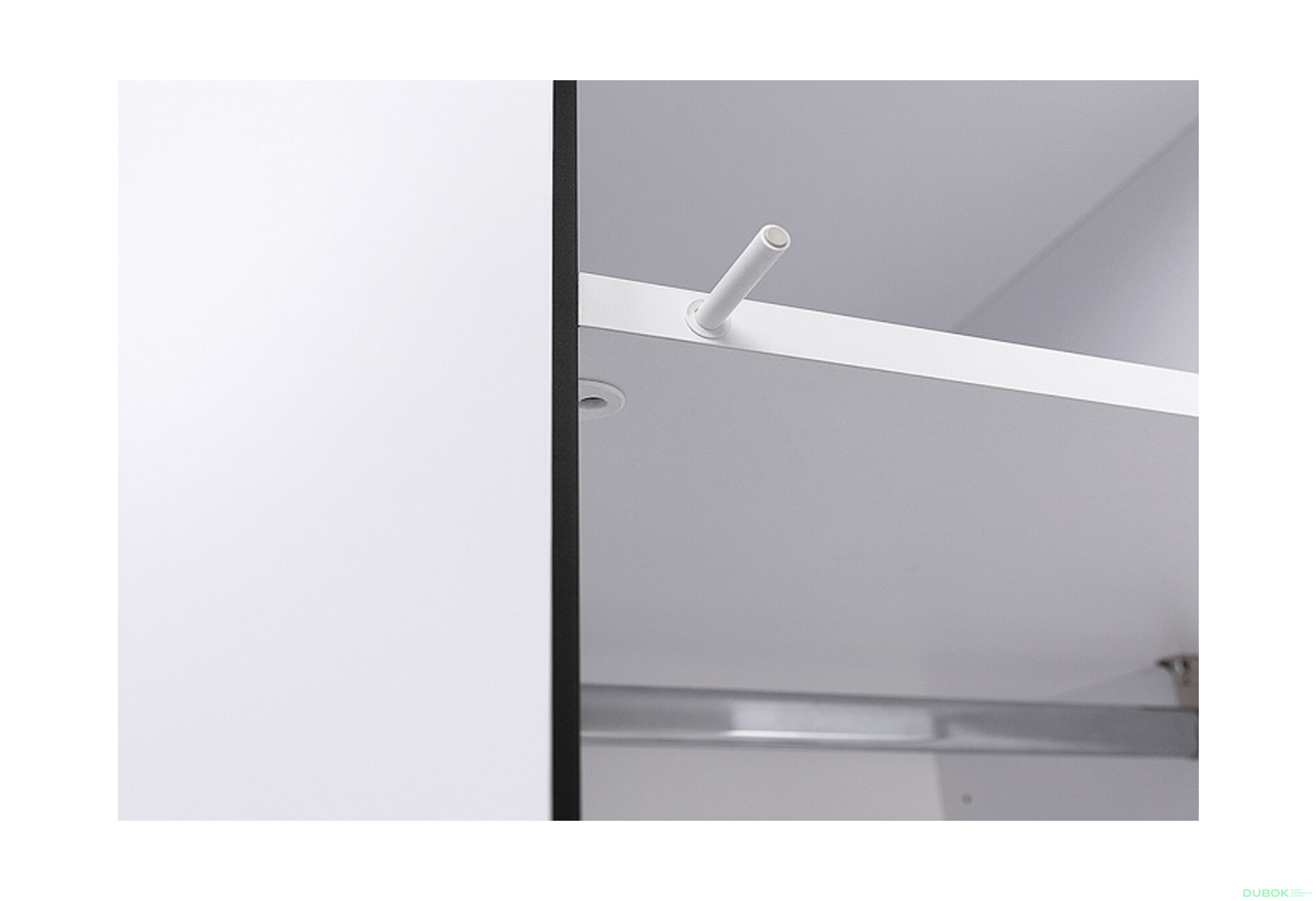 Fotografie 5 - Skříň 3dv 3šu bez zrcadel bílý supermat, antracit Duo