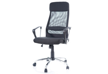 Otočné křeslo Q-345 černé