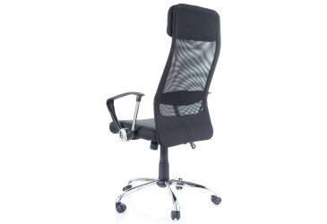 Otočné křeslo Q-345 černé