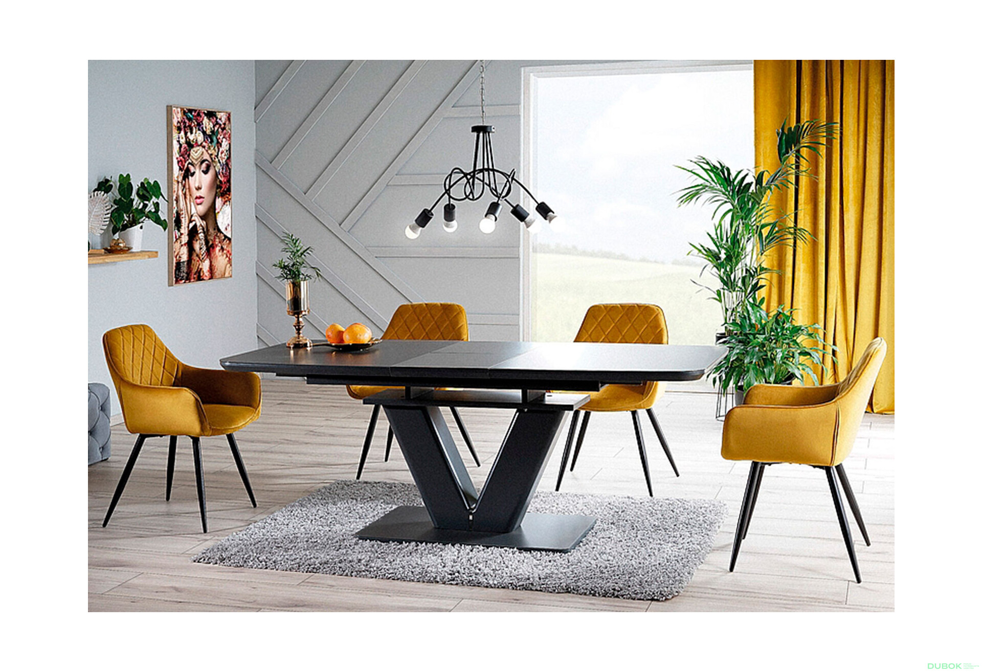 Fotografie 4 - Židle Linea Velvet karí Bluvel 68, kov černá matná