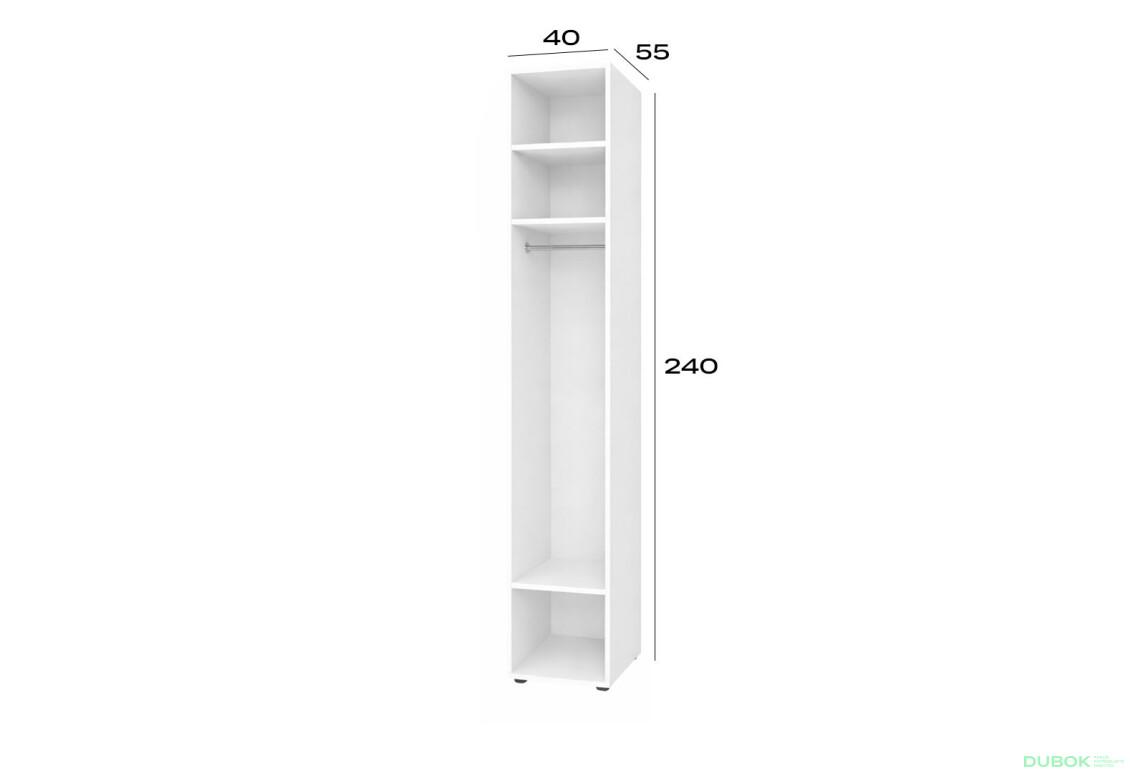 Fotografie 2 - Korpus modul 1 (h-2400*400) nymphaea alba Space