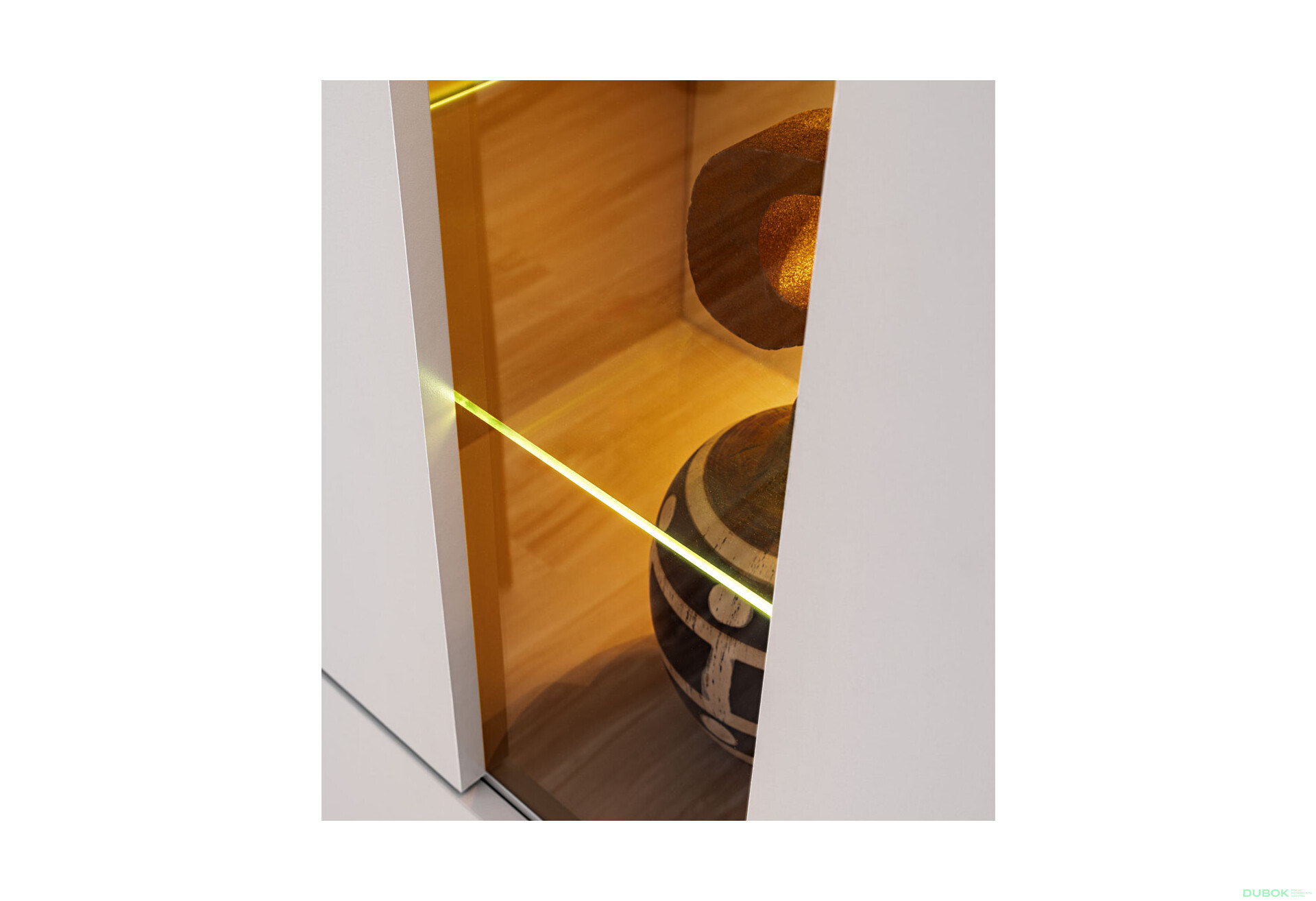 Vitrína 1w bílý Complex - Fotografie 6 Fotografie 6 - Vitrína 1w bílý Complex