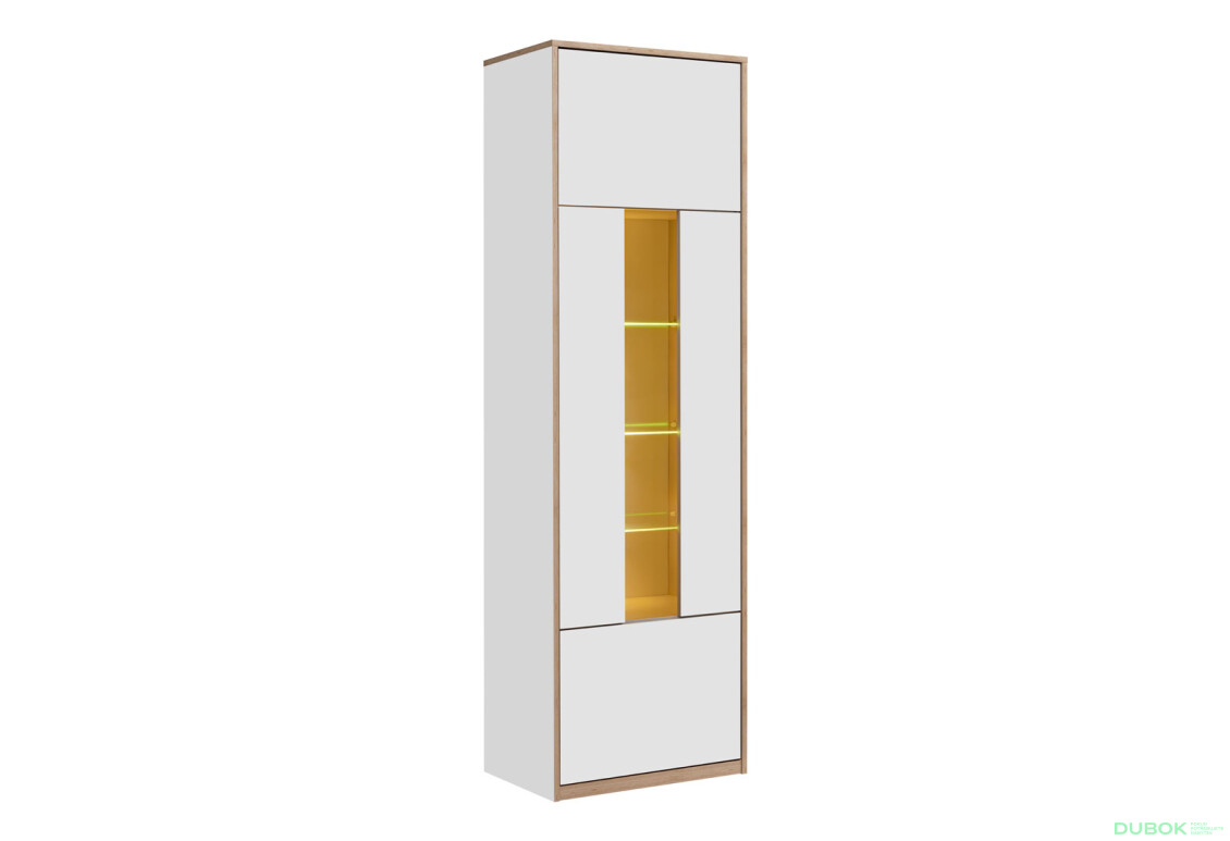 Vitrína 1w bílý Complex - Fotografie 2 Fotografie 2 - Vitrína 1w bílý Complex