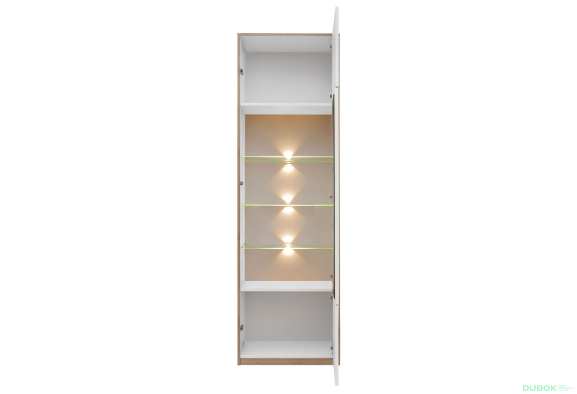 Vitrína 1w bílý Complex - Fotografie 3 Fotografie 3 - Vitrína 1w bílý Complex