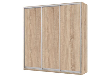 Skříň s posuvnými dveřmi Komforto 3 DTD 222x240x60 cm dub sonoma